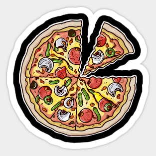 Pizza Pi Day Sticker